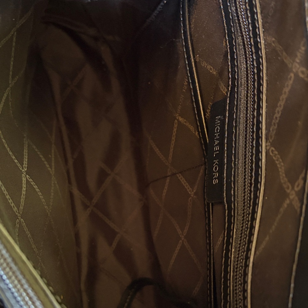 Michael Kors Black Tote with Zebra-Print Center Panel - Picture 7 of 7